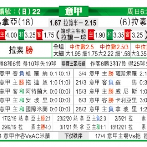 东方拆局(意甲)[04-10]